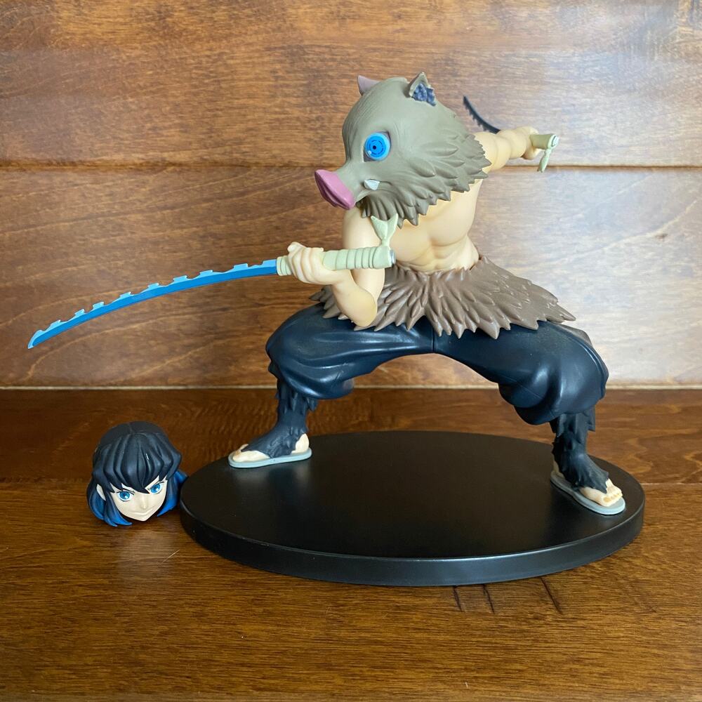 SEGA Super Premium Demon Slayer Inosuke Hashibira Figure 10"